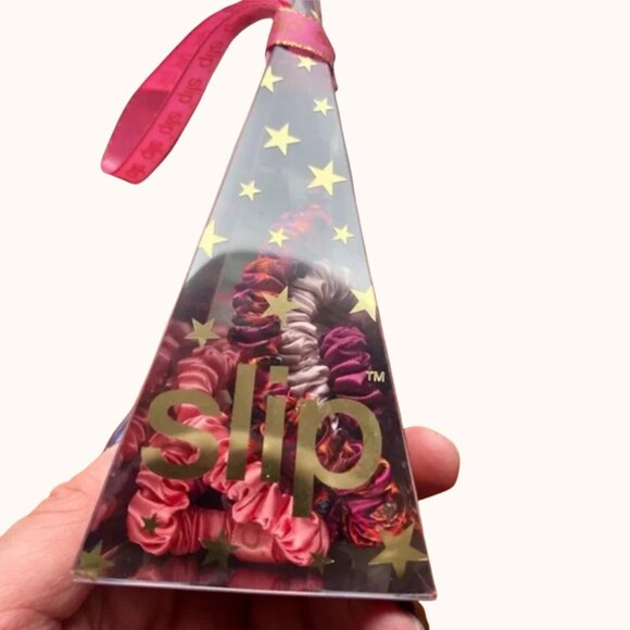 slip Moonflower Nights Scrunchie Holiday Ornament, 4x Scrunchie Pack - Picture 9 of 14